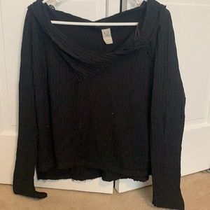 Free People Black Sweater size xs